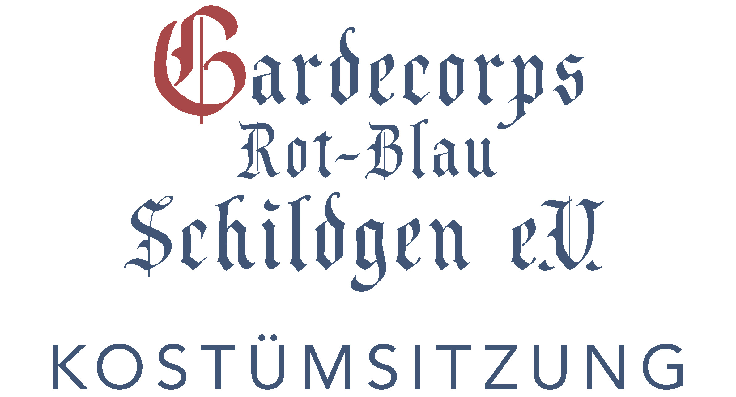 Schriftzug des Gardecorps